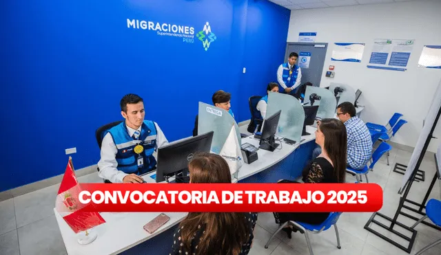 Estos son los requisitos de la convocatoria de trabajo CAS de Migraciones. Foto: composición LR/Andina