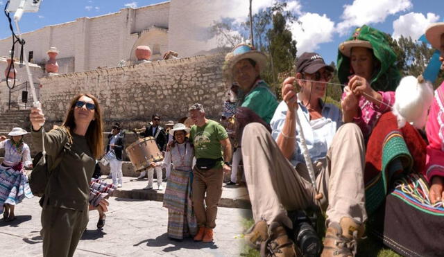 Turistas disfrutan de los diferentes sitio importantes del Perú. Foto: Composición LR/Andina.