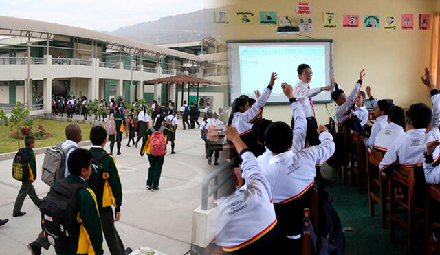 La colegios públicos enfrentan una situación preocupante al tener mayores pérdidas en horas educativas durante el año escolar/Composición LR/Foto: Gob.pe