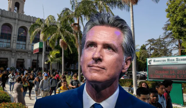 Gavin Newsom implementará nueva medida con los estudiantes para una mejor proyección en la educación. Foto: composición LR/difusión