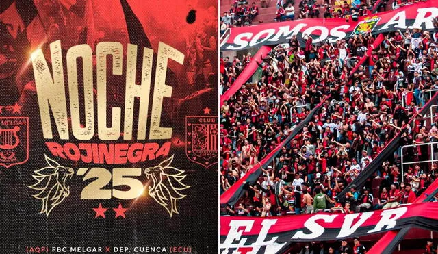 La Noche Rojinegra 2025 marca el inicio de una nueva temporada para Melgar, que buscará el título de la Liga 1 y avanzar a fase de grupos de la Copa Libertadores. Foto: composición LR/Melgar