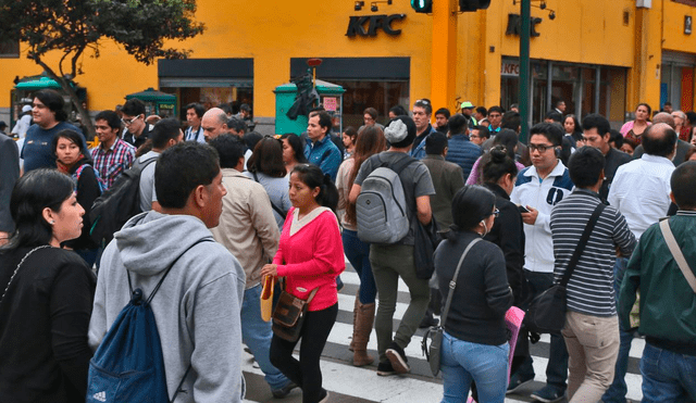 Lima continúa presentando un incremento poblacional. Foto: Andina