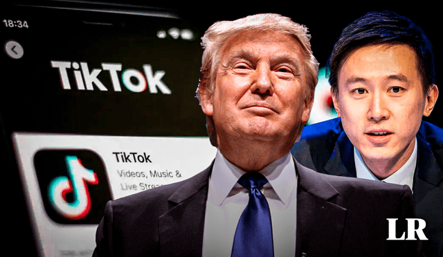 El CEO de Tik Tok agradeció el respaldo de Donald Trump por intentar salvar Tik Tok | Composición: Gerson Cardoso