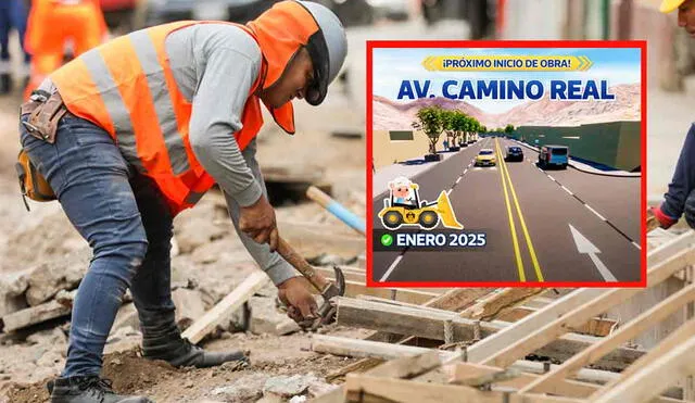 La renovación de la avenida Camino Real garantizará una circulación vehicular y peatonal segura. Foto: composición LR/MML