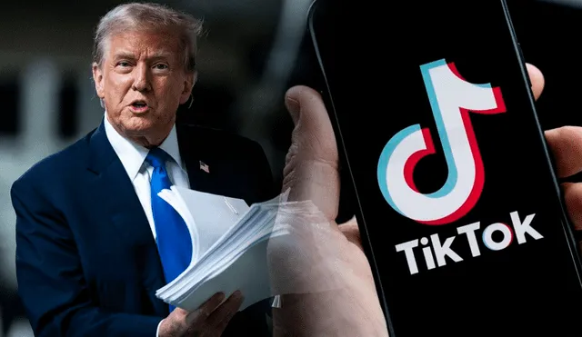 En una entrevista para NBC, Trump afirmó que daría una prórroga a TikTok para ser vendido su empresa matriz. Foto: Composición LR