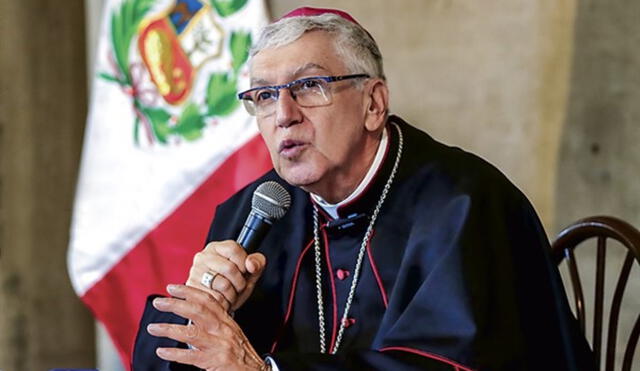 El cardenal señaló que siguen las investigaciones por parte en la PUCP en torno a la propaganda del evento. Foto: El Peruano.