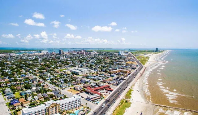 Gavelston, ciudad de Texas se hunde. Foto: Kayak