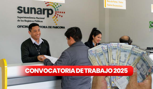 Los postulantes deben seguir las instrucciones de la convocatoria de Sunarp y enviar sus documentos requeridos. Foto: Sunarp