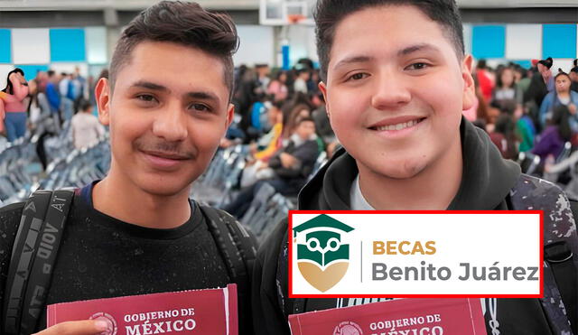 La Beca Benito Juárez es un apoyo federal diseñado para estudiantes de nivel medio superior. Foto: composición LR