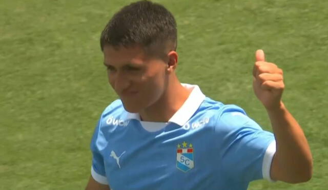 Catriel Cabellos fue presentado como nuevo jugador de Sporting Cristal para la temporada 2025. Foto: captura/L1 Max