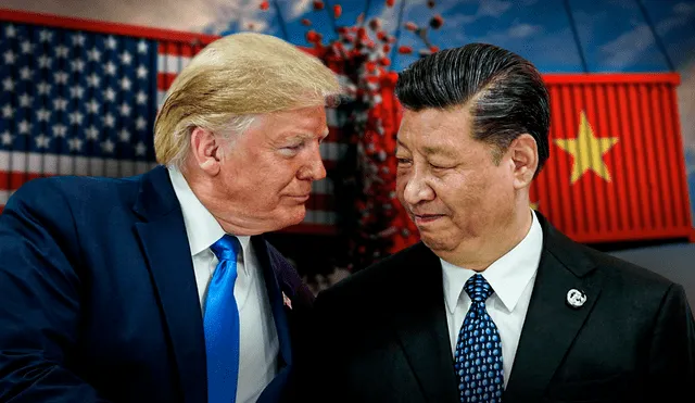 La guerra comercial entre Estados Unidos y China se acentuó cuando Donald Trump anunció la imposición de nuevos aranceles del 10 % sobre importaciones chinas. Foto: composición LR/difusión