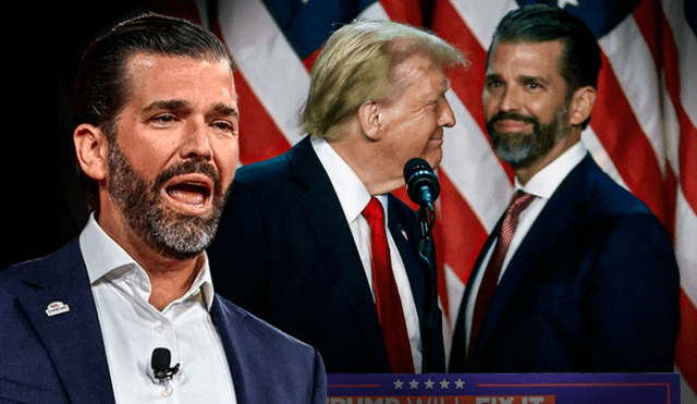 Donald Trump Jr. es una figura influyente dentro del movimiento conservador de Estados Unidos. Foto: composición LR