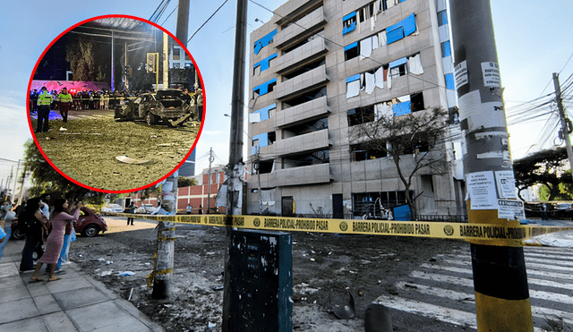 Detonan un explosivo frente al Ministerio Público en La Libertad. Foto: composición de Gerson Cardoso/La República/Yolanda Goycochea