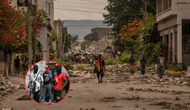 La violencia en Haití ha alcanzado niveles alarmantes en los últimos años, impulsada por el creciente control de las bandas criminales sobre el territorio nacional, particularmente en la capital, Puerto Príncipe. Foto: composición LR/BBC/El País