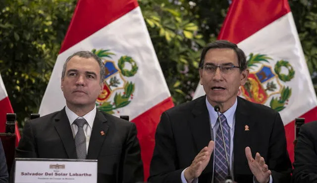 Congreso busca acusar a Martín Vizcarra y Salvador del Solar por la disolución del Congreso del 2019.