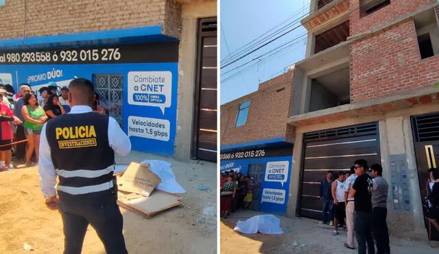 Obrero era un adulto mayor quien trabajaba con otro compañero en la calle Machu Picchu en Chiclayo. Foto: composición LR/Emmanuel Moreno