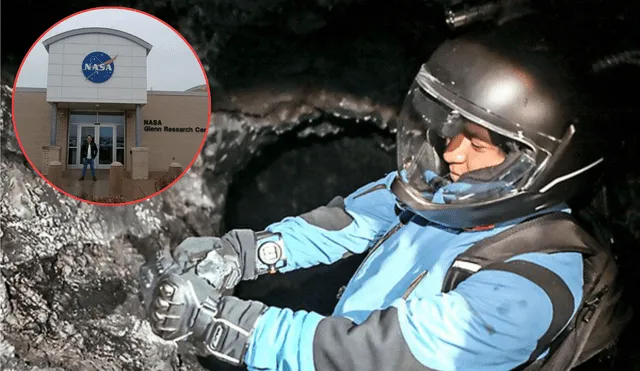 En 2023, junto a un equipo de la Escuela de Minas de Colorado, Gustavo fue finalista en un concurso de la NASA. Foto: composición LR/Andina/Facebook/Gustavo Jamanca Lino