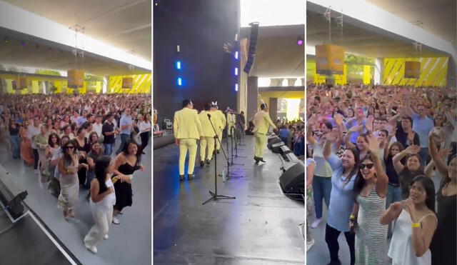 Concierto de Armonía 10 se convierte en "clase de zumba" y usuarios reaccionan en redes sociales: "No lo entenderías". Foto: composición LR/Captura TikTokmaxaguirreoficial