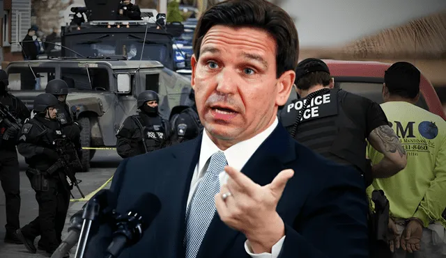 La SB 184, aprobada por el gobernador Ron DeSantis, permite que las autoridades arresten a cualquier persona que obstruya, amenace o acose a un primer respondedor. Foto: composición LR/difusión