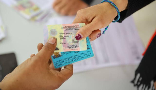 Licencia de conducir en Perú es emitida por el MTC. Foto: Andina.