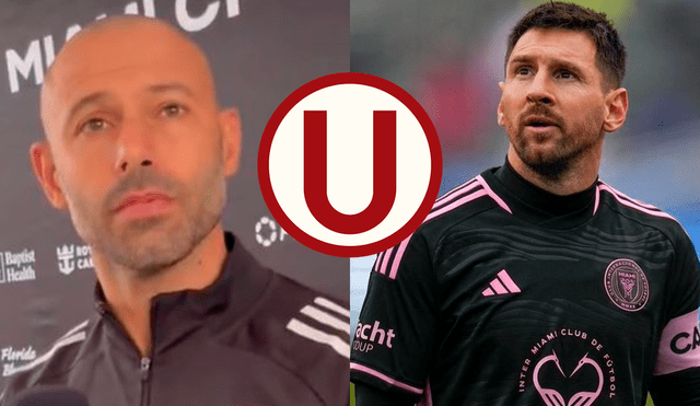 Javier Mascherano habló sobre la presencia de Messi ante Universitario. Foto: composición LR/La Bola Sports