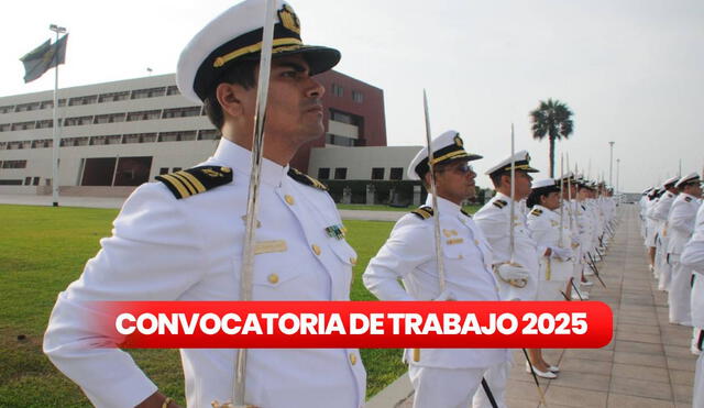 Marina de Guerra ofrece trabajo a profesionales peruanos este 2025. Foto: Composición LR/Andina.