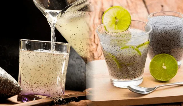 Tomar agua de chia en ayunas se ha convertido en un 'hack' de TikTok, en los últimos días. Foto: composición LR/Difusión