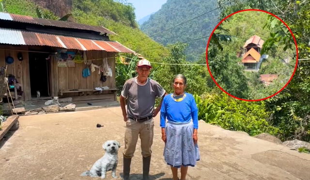 La pareja peruana de 72 años ha vivido aislada en la selva central del Perú durante 52 años. Foto: composición LR / captura