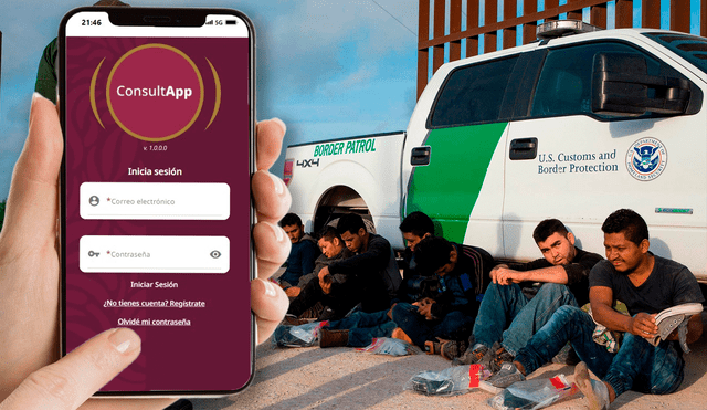 ConsulApp surgió como respuesta a la amenaza de una deportación masiva en Estados Unidos. Foto: composición LR/AFP/ConsulApp/Freepik