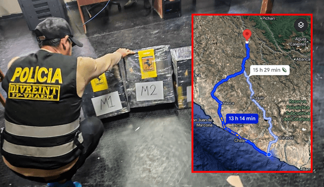 Nuevas rutas de la droga desde Perú a Sudamérica. Foto: composición LR/PNP