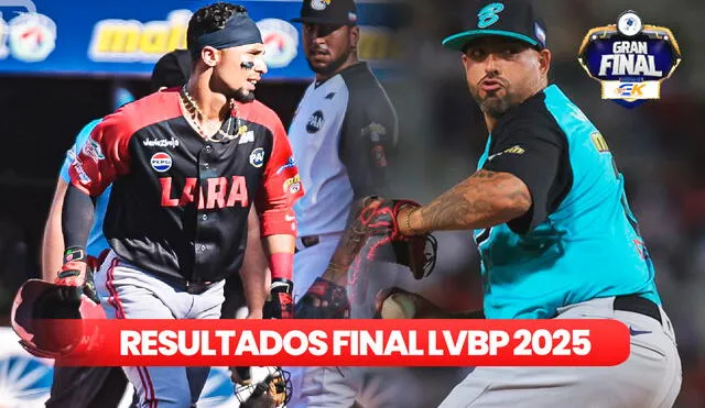 El Juego 5 de la Final de la LVBP 2024-25 se jugará a las 7.00 p. m. (hora de Venezuela). Foto: composición LR