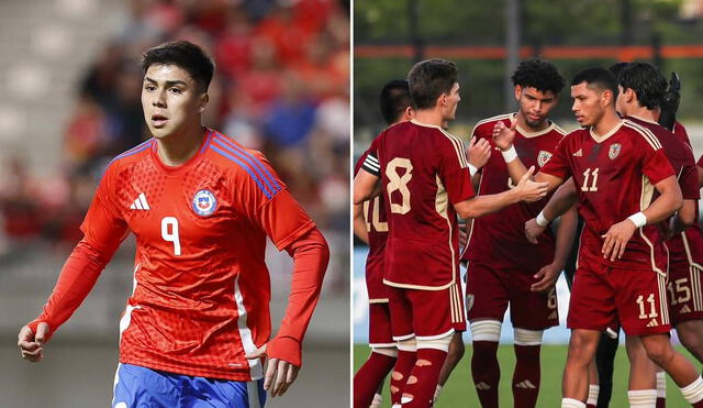 Chile vs Venezuela será uno de los partidos que abrirán el Sudamericano Sub-20 de Venezuela 2025. Foto: composición LR/La Roja/Juveniles Vinotinto