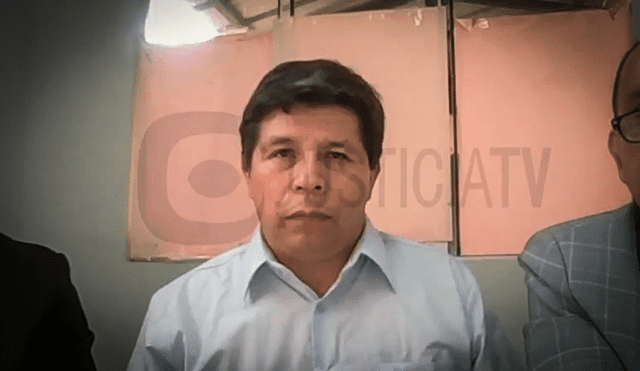 Pedro Castillo solicita arresto domiciliario. Foto: Justicia TV