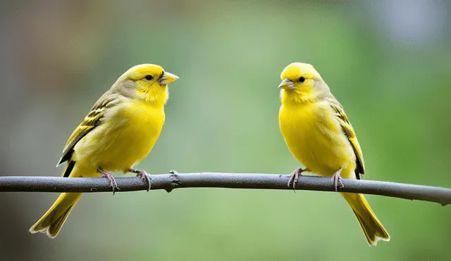 Los canarios son aves pequeñas y cantarinas originarias de las Islas Canarias, Madeira y las Azores, en el Océano Atlántico. Foto: composición LR/Aves y Pájaros