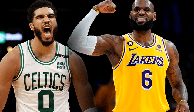 Lakers se enfrenta a los Boston Celtics por la NBA 2025. Composición: Lr/ESPN