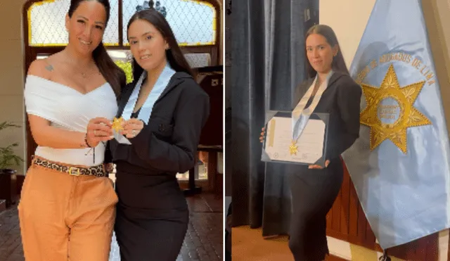 A sus 24 años, Gianella Marquina obtuvo su colegiatura como abogada. Foto: composición LR/Instagram/melissaklugoficial