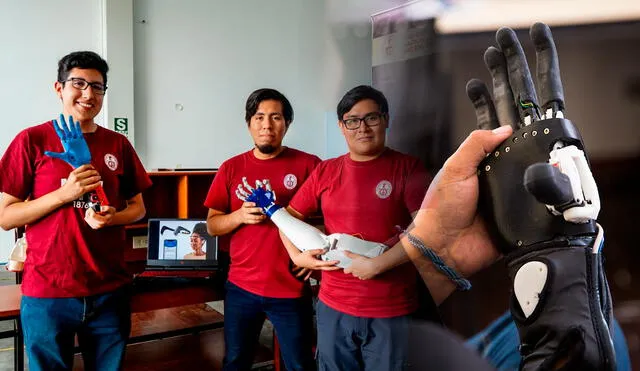 Estudiantes de la UNI crean brazo robótico capaz de ser controlado por señales cerebrales: ayudarán a personas con discapacidad de Perú. Foto: composición LR/Difusión/RobertoRojas