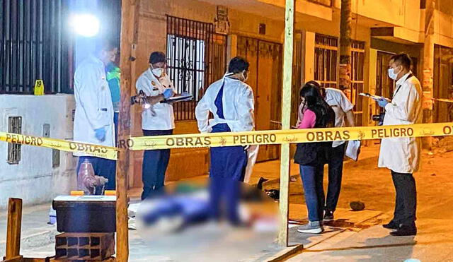 Cada día son asesinadas seis personas en promedio, según registros del Sinadef. Foto:Difusión