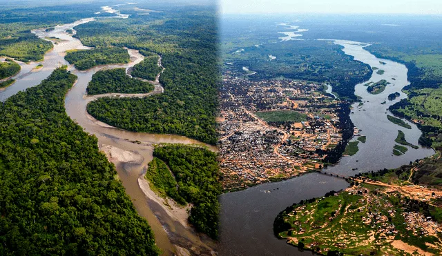 El Amazonas es el río más caudaloso del planeta, vital para la biodiversidad de Sudamérica, mientras que el Nilo sigue siendo clave para la agricultura e historia en Egipto. Foto: composición LR/Fernando Alonso/EFE.