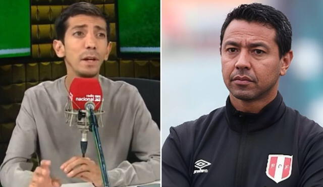 Nolberto Solano actualmente dirige a Santos de Nazca de la Liga 2. Foto: composición LR/captura de Radio Nacional