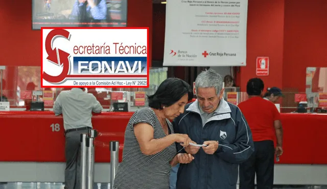 Existen fonavistas que pueden verificar su pago antes de cobrar en el Banco de la Nación. Foto: composición LR/Andina