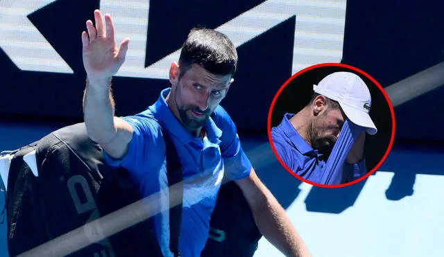 Novak Djokovic se habría retirado del Australian Open debido a una lesión que no puede superar: “Estoy frustrado y decepcionado”. Foto: composición LR/AFP