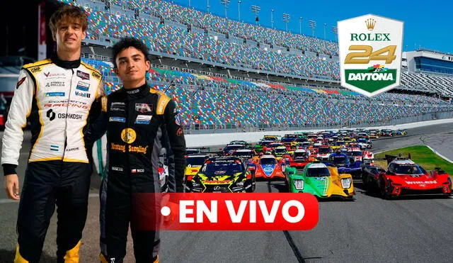 Las 24 horas de Daytona 2025 contarán con 61 vehículos en competencia. Foto: composición LR / LAT Images / nicopino / Instagram