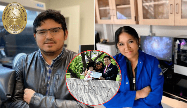 Actualmente, Jenny y Luis desarrollan investigaciones en la Universidad de California en Irvine. Foto: composición LR/Andina/UNI