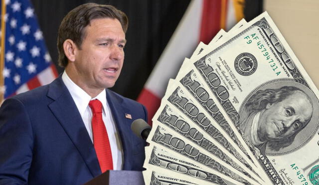 Ron DeSantis busca un aumento progresivo del sueldo mínimo en Florida. Foto: composición LR/EFE