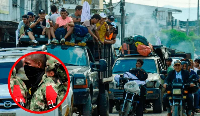 La mayor parte de los desplazados se encuentran en escenarios deportivos en Cúcuta. Foto: Swissinfo / Composición LR.