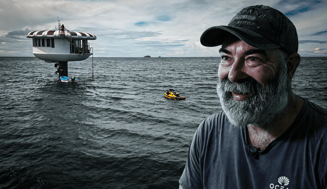 El alemán pasó más de 2 meses debajo del mar para conseguir un récord Guinness. Foto: composición LR/X