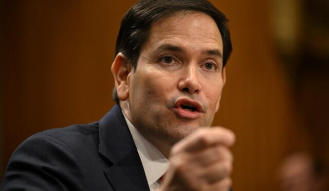 Marco Rubio es jefe de diplomacia de Estados Unidos. Foto: AFP