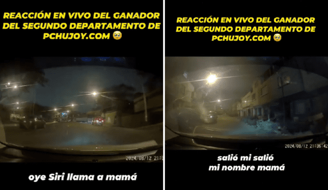 El joven peruano no dudó en llamar a su mamá tras enterarse que había ganado un departamento en el sorteo de Phillip Chu Joy. Foto: composición LR/TikTok/@pchujoy