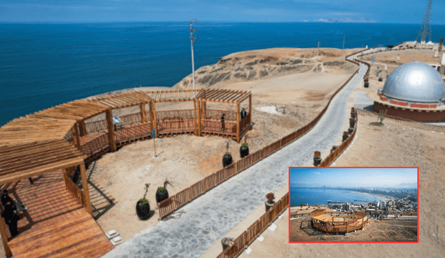 Recientemente, la Municipalidad de Chorrillos ha inaugurado el nuevo Gran Mirador de Lima. Foto: composición LR/AP Noticias/Facebook